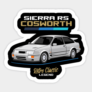 1986 Sierra RS Cosworth Retro Classic Legend Sticker